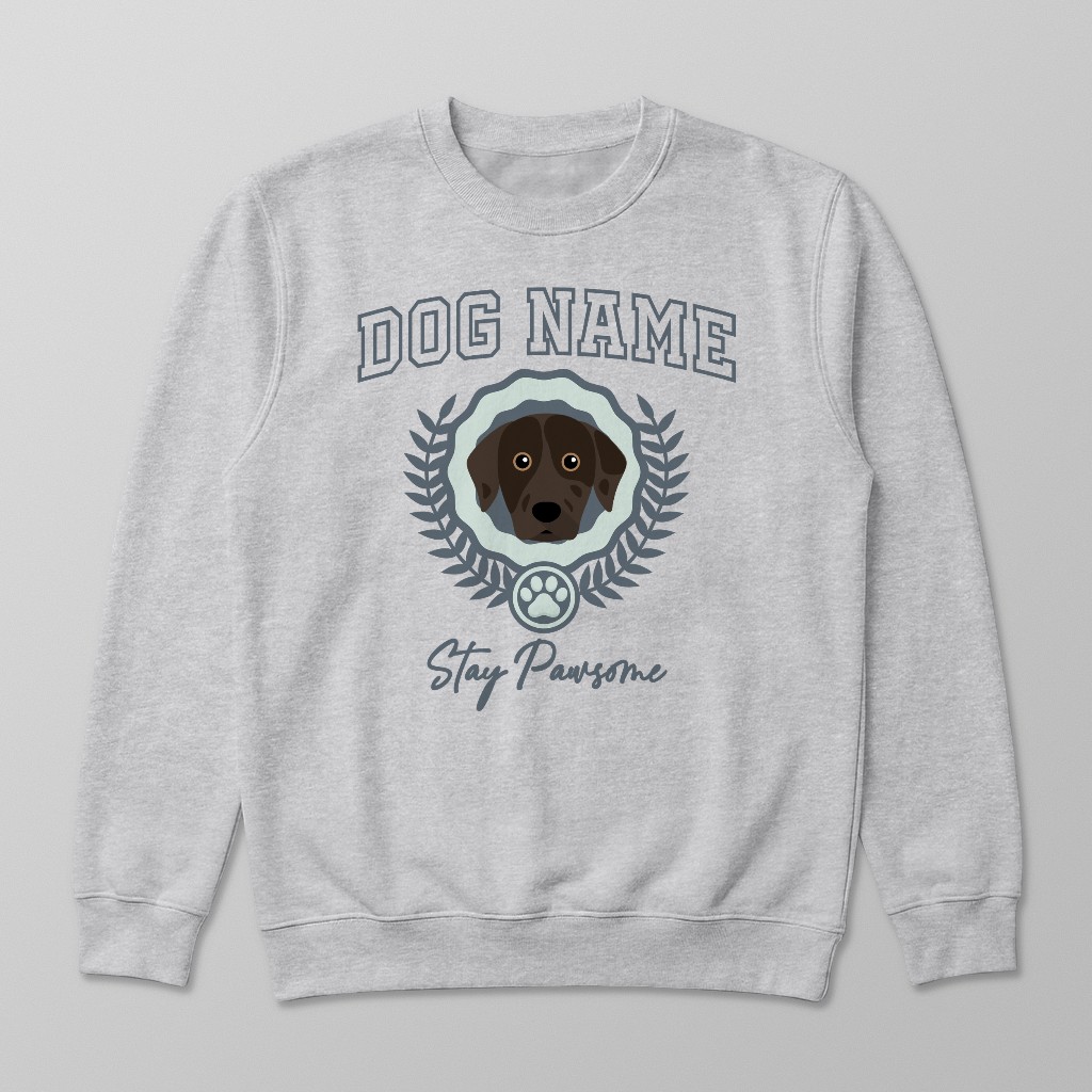 Stay Pawsome: Personalized {breedFullName} Sweatshirt