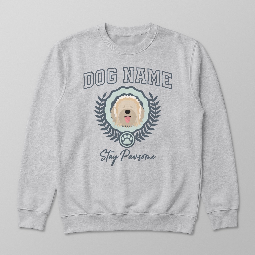Stay Pawsome: Personalized {breedFullName} Sweatshirt