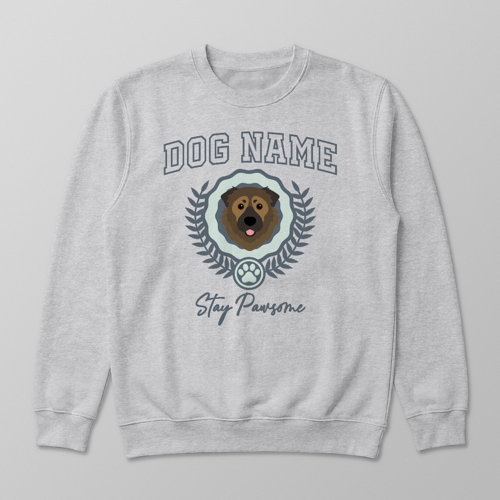 Stay Pawsome: Personalized {breedFullName} Sweatshirt