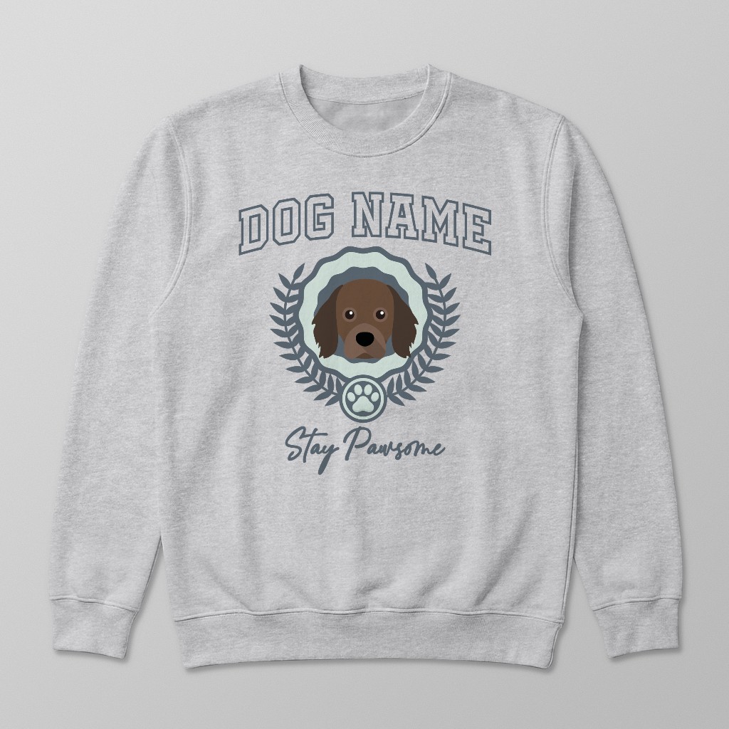 Stay Pawsome: Personalized {breedFullName} Sweatshirt