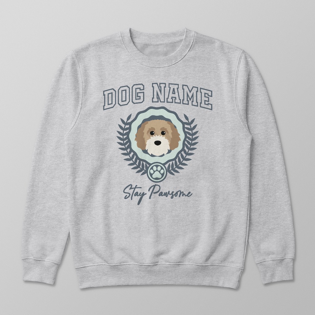 Stay Pawsome: Personalized {breedFullName} Sweatshirt