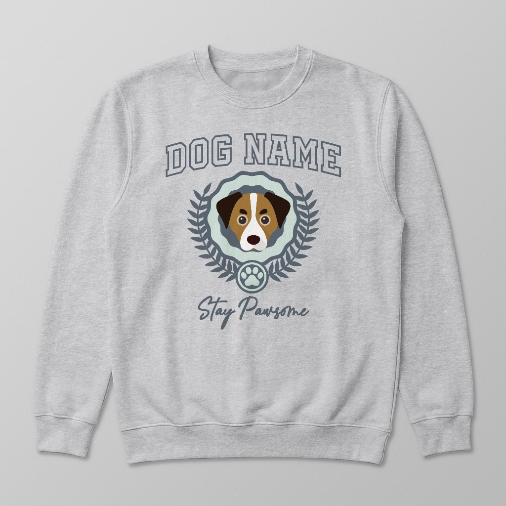 Stay Pawsome: Personalized {breedFullName} Sweatshirt