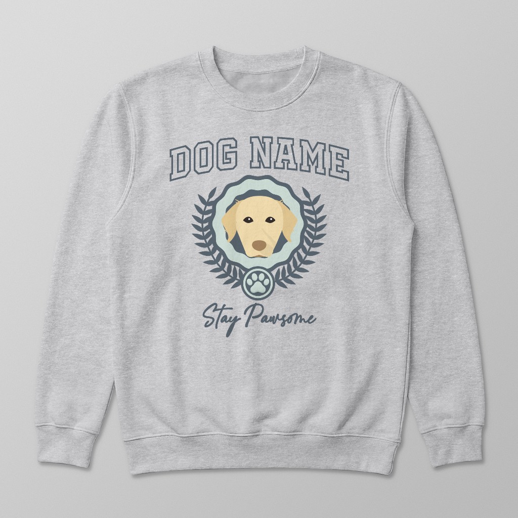 Stay Pawsome: Personalized {breedFullName} Sweatshirt