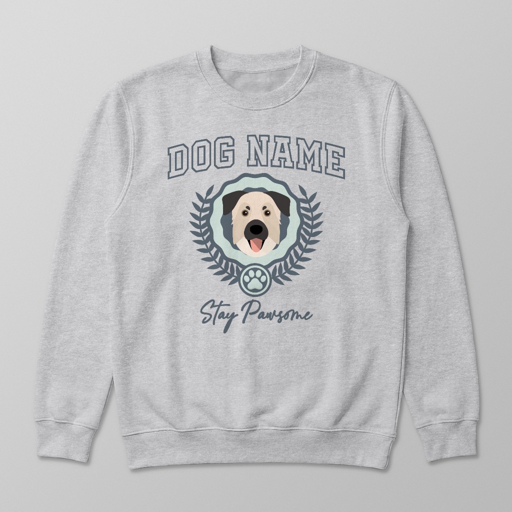 Stay Pawsome: Personalized {breedFullName} Sweatshirt