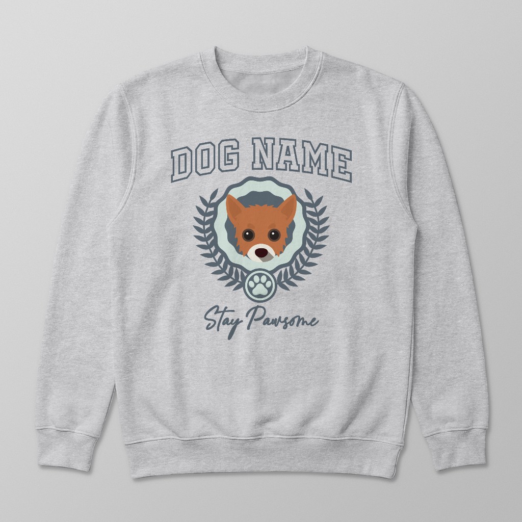 Stay Pawsome: Personalized {breedFullName} Sweatshirt