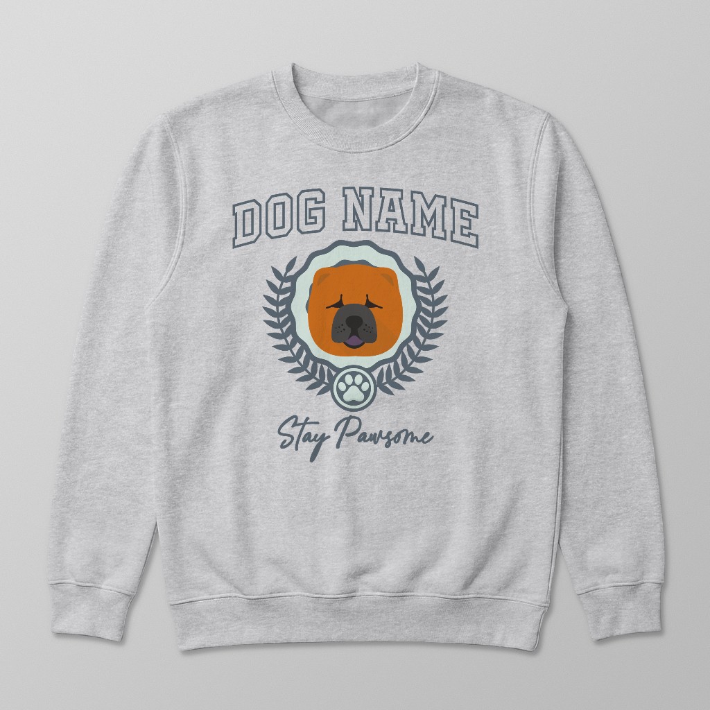 Stay Pawsome: Personalized {breedFullName} Sweatshirt