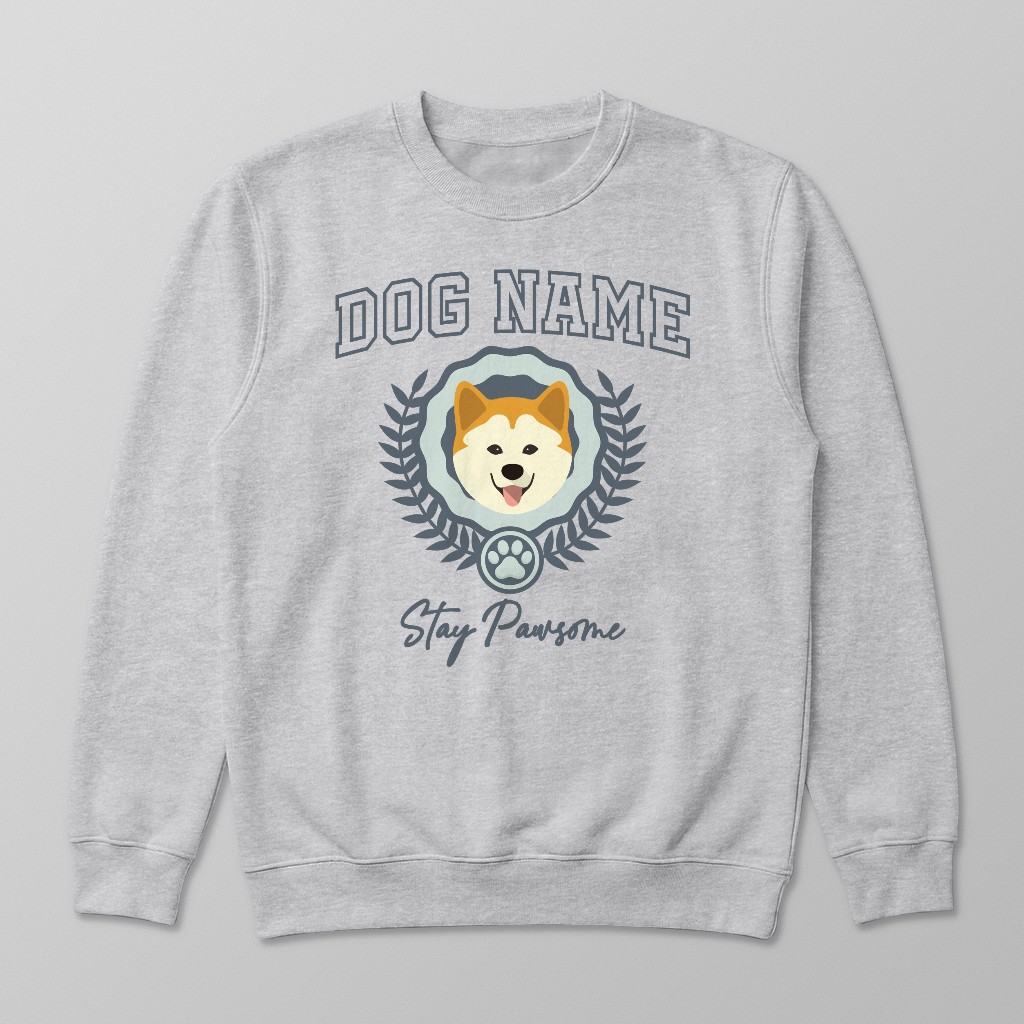 Stay Pawsome: Personalized {breedFullName} Sweatshirt