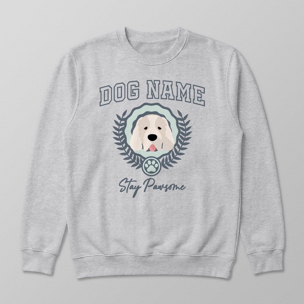 Stay Pawsome: Personalized {breedFullName} Sweatshirt