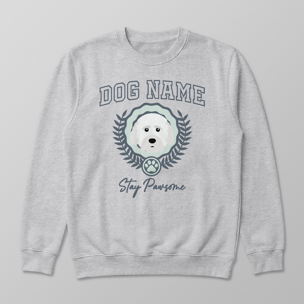 Stay Pawsome: Personalized {breedFullName} Sweatshirt