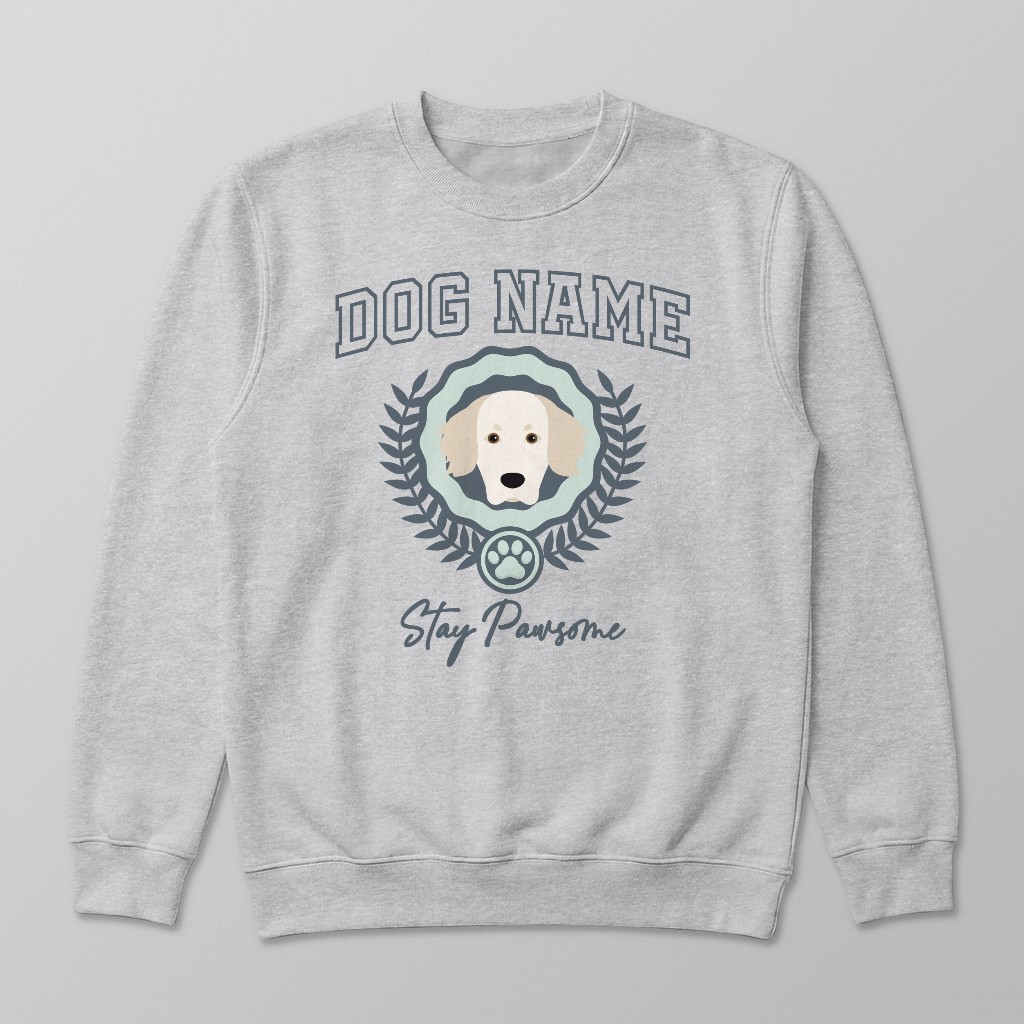 Stay Pawsome: Personalized {breedFullName} Sweatshirt