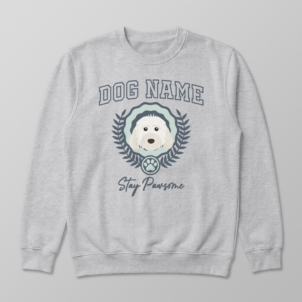 Stay Pawsome: Personalized {breedFullName} Sweatshirt