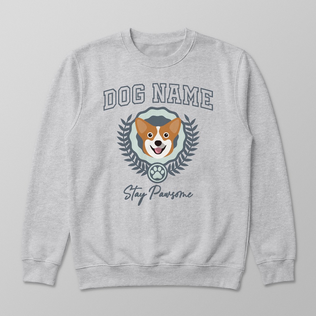 Stay Pawsome: Personalized {breedFullName} Sweatshirt