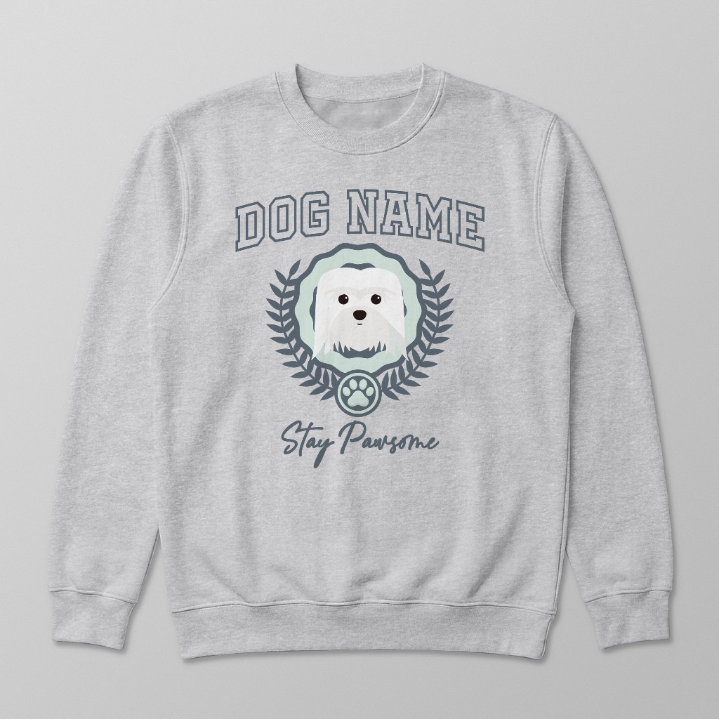 Stay Pawsome: Personalized {breedFullName} Sweatshirt