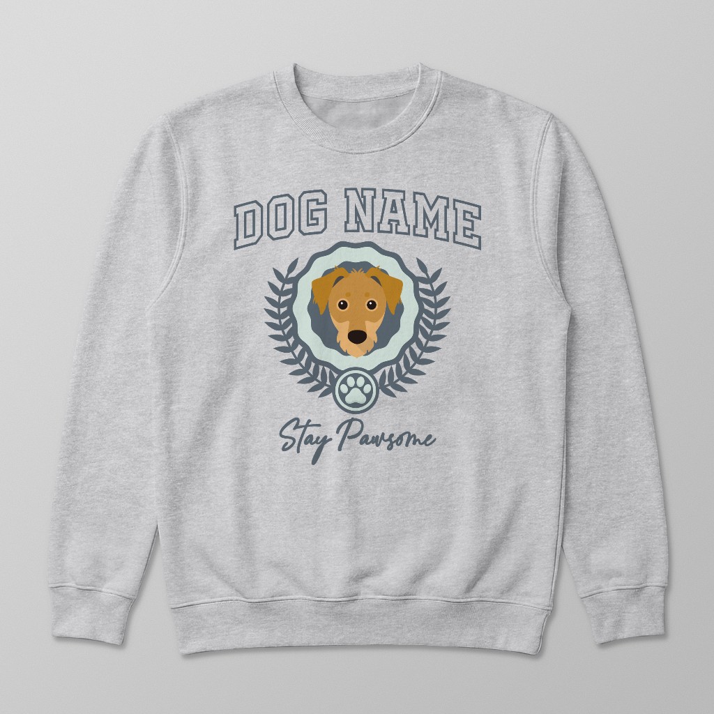 Stay Pawsome: Personalized {breedFullName} Sweatshirt
