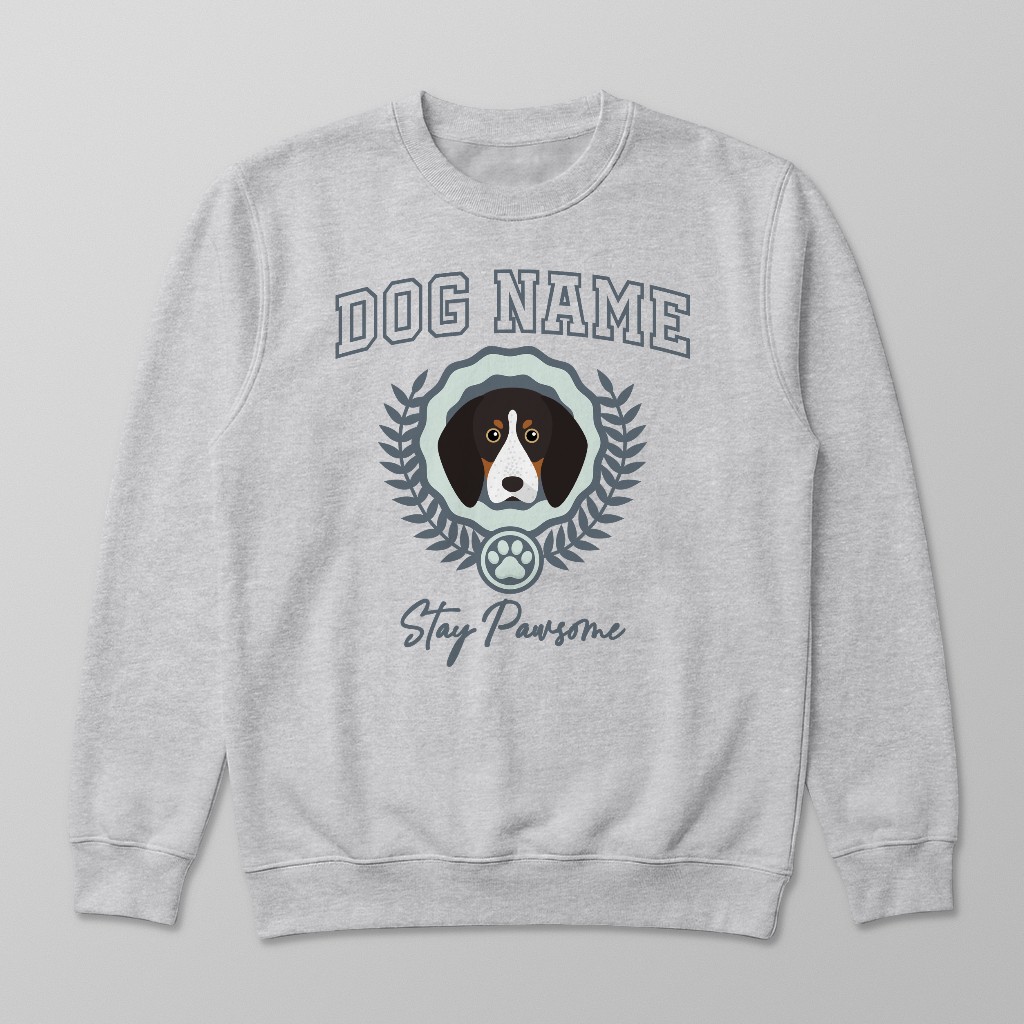 Stay Pawsome: Personalized {breedFullName} Sweatshirt