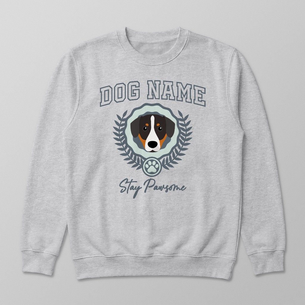 Stay Pawsome: Personalized {breedFullName} Sweatshirt