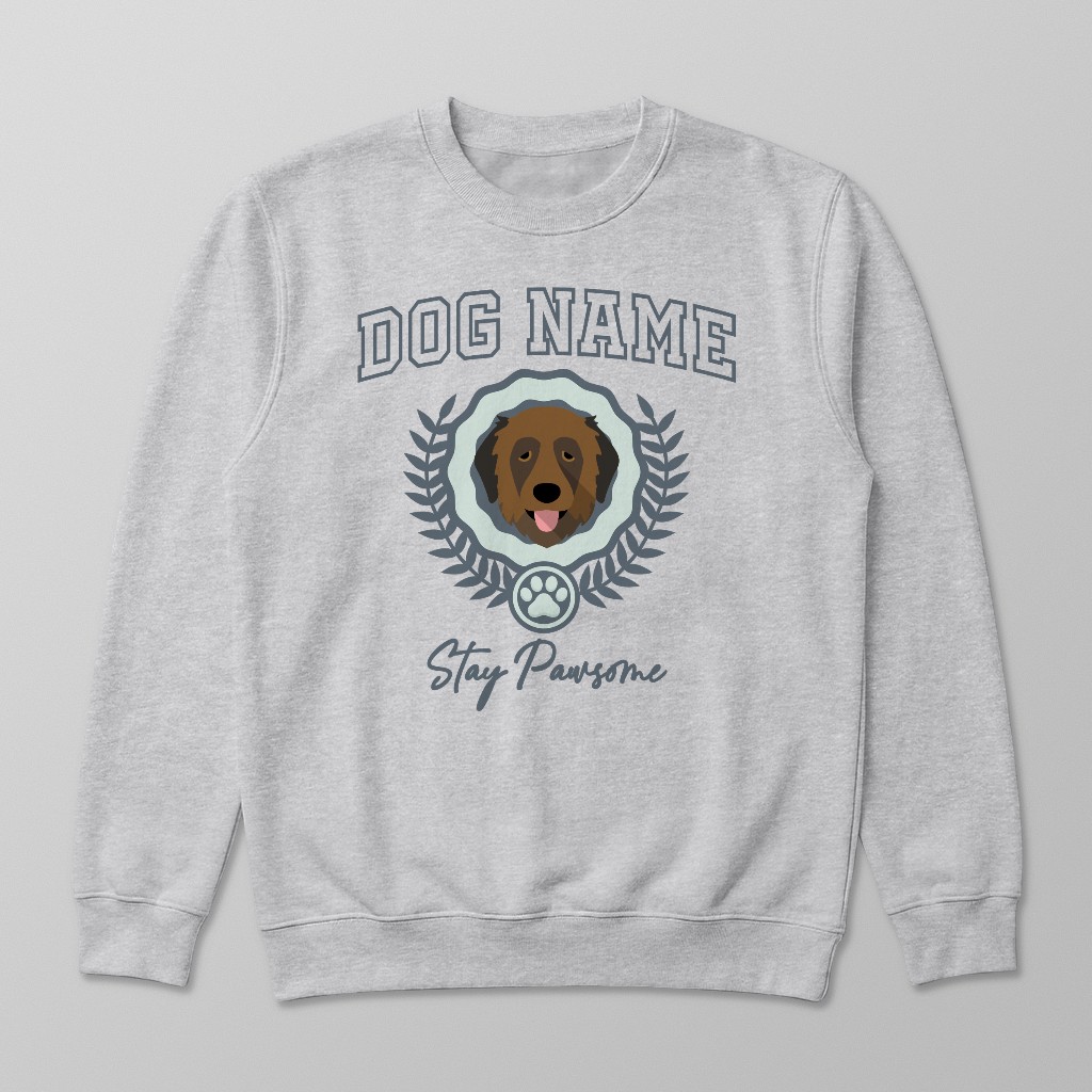 Stay Pawsome: Personalized {breedFullName} Sweatshirt