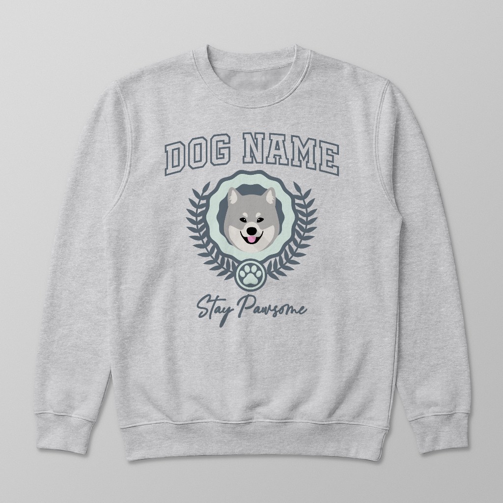 Stay Pawsome: Personalized {breedFullName} Sweatshirt