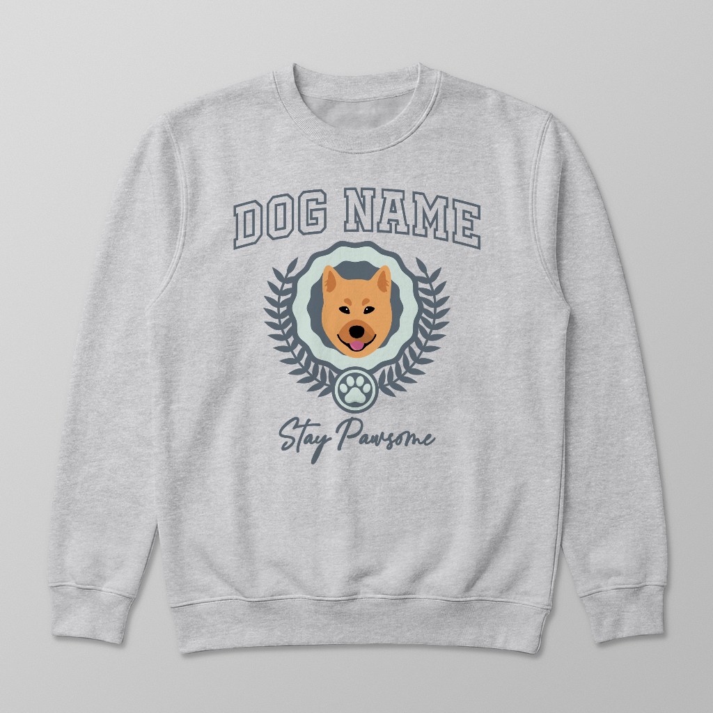 Stay Pawsome: Personalized {breedFullName} Sweatshirt