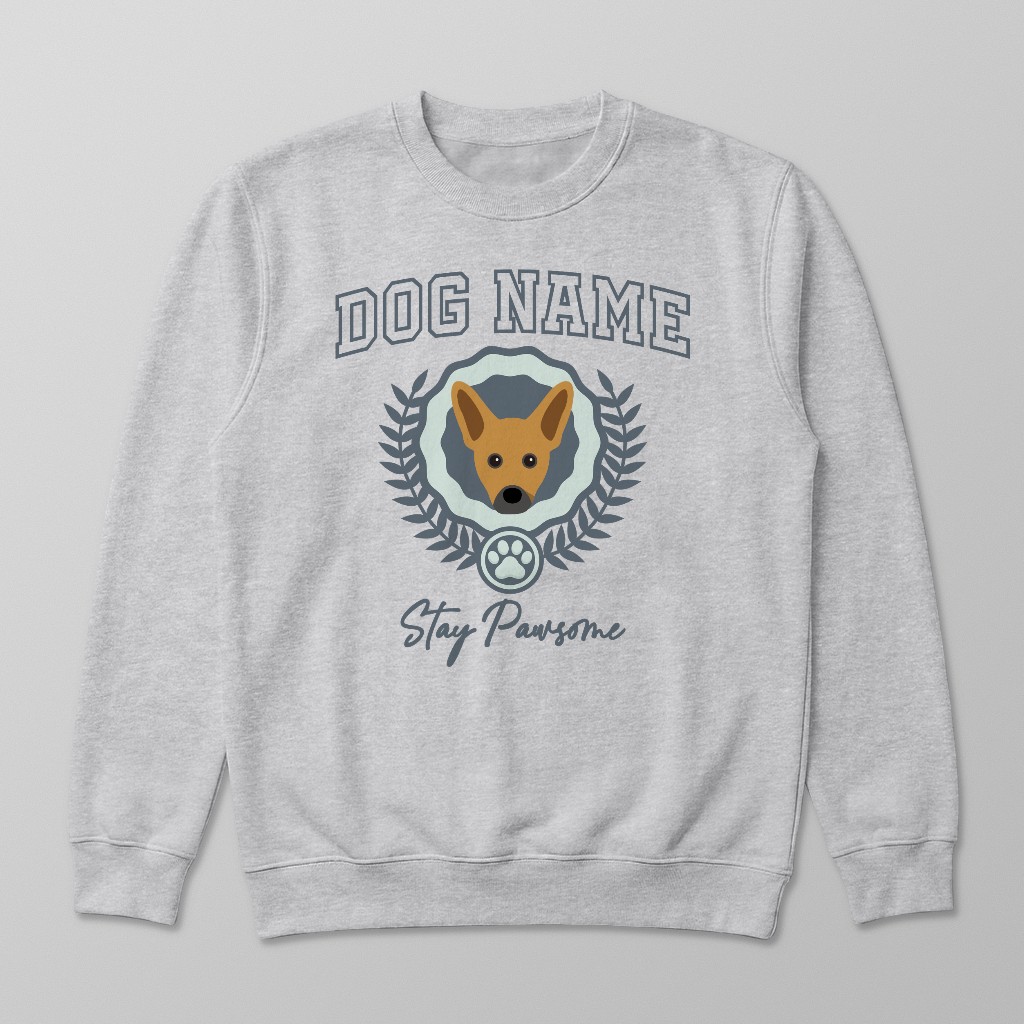 Stay Pawsome: Personalized {breedFullName} Sweatshirt