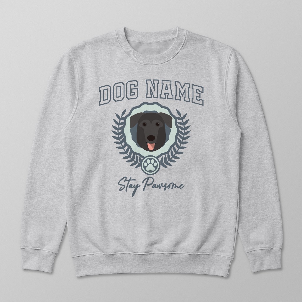 Stay Pawsome: Personalized {breedFullName} Sweatshirt