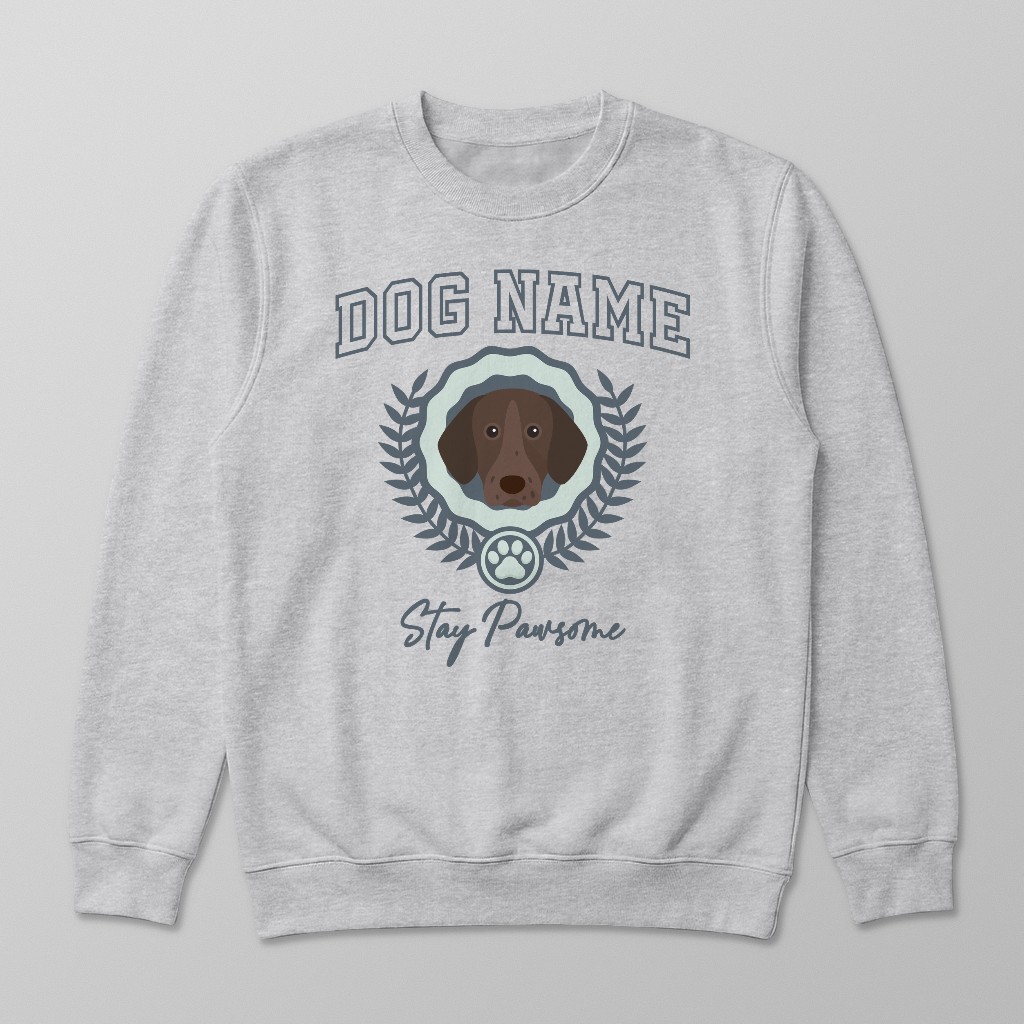 Stay Pawsome: Personalized {breedFullName} Sweatshirt