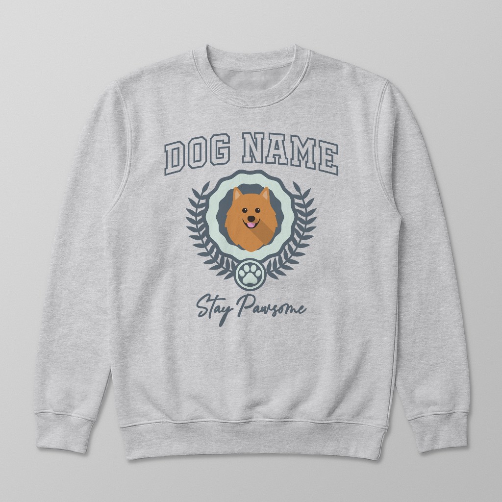 Stay Pawsome: Personalized {breedFullName} Sweatshirt