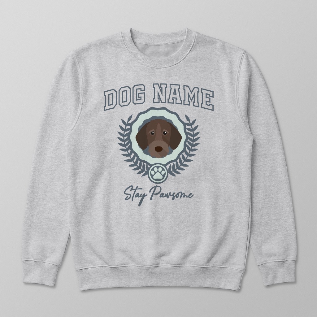 Stay Pawsome: Personalised {breedFullName} Sweatshirt