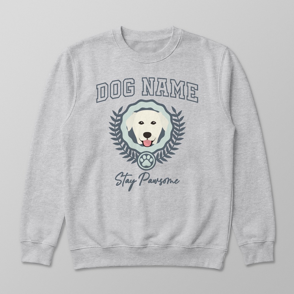 Stay Pawsome: Personalized {breedFullName} Sweatshirt