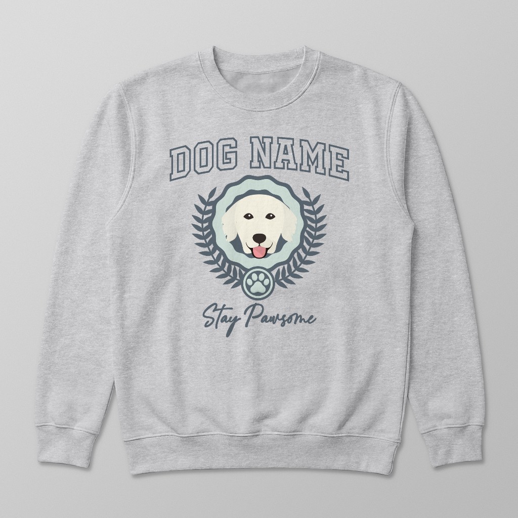 Stay Pawsome: Personalized {breedFullName} Sweatshirt