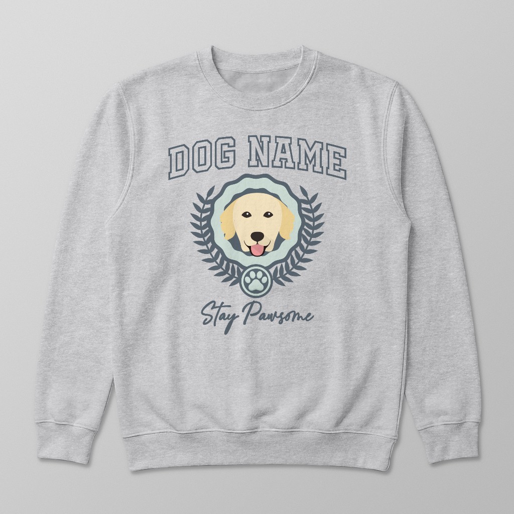 Stay Pawsome: Personalized {breedFullName} Sweatshirt