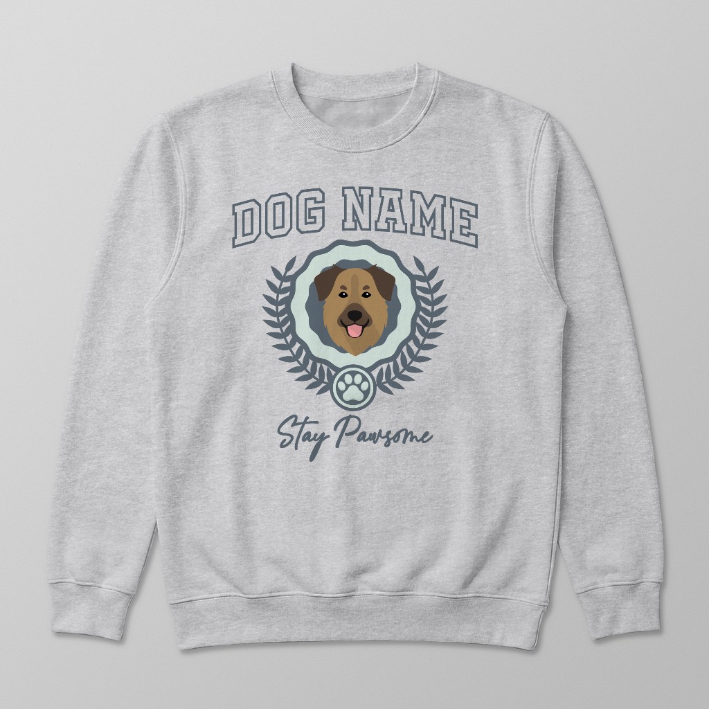 Stay Pawsome: Personalized {breedFullName} Sweatshirt