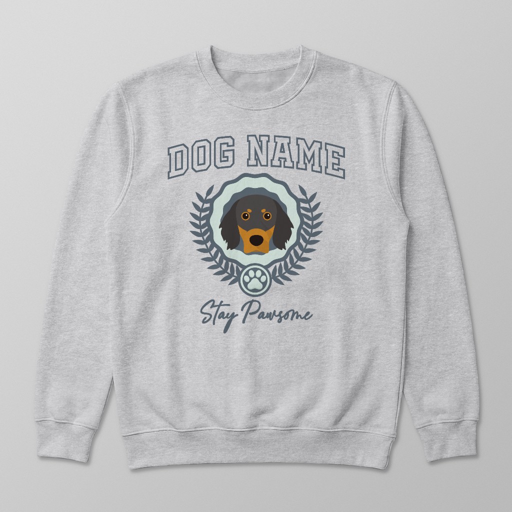 Stay Pawsome: Personalized {breedFullName} Sweatshirt