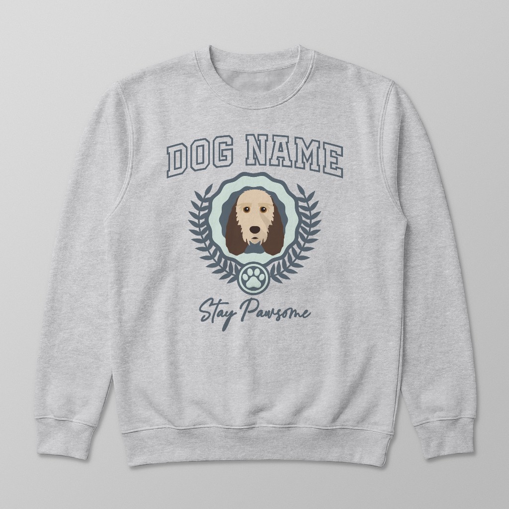 Stay Pawsome: Personalized {breedFullName} Sweatshirt