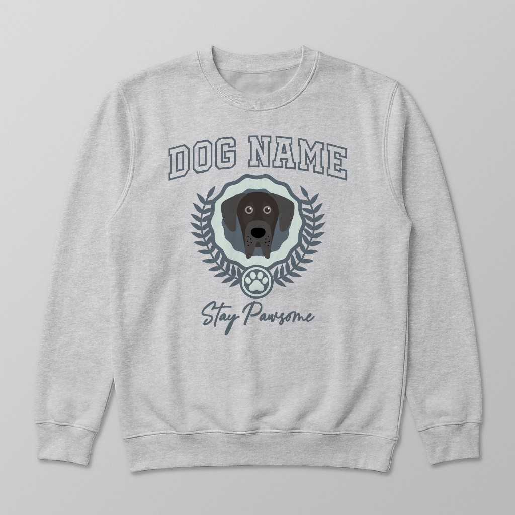 Stay Pawsome: Personalized {breedFullName} Sweatshirt