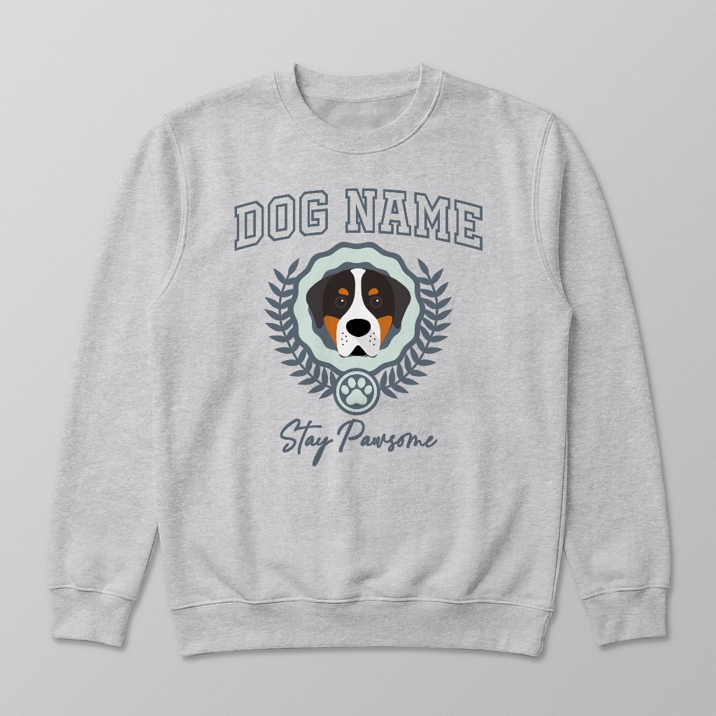 Stay Pawsome: Personalized {breedFullName} Sweatshirt