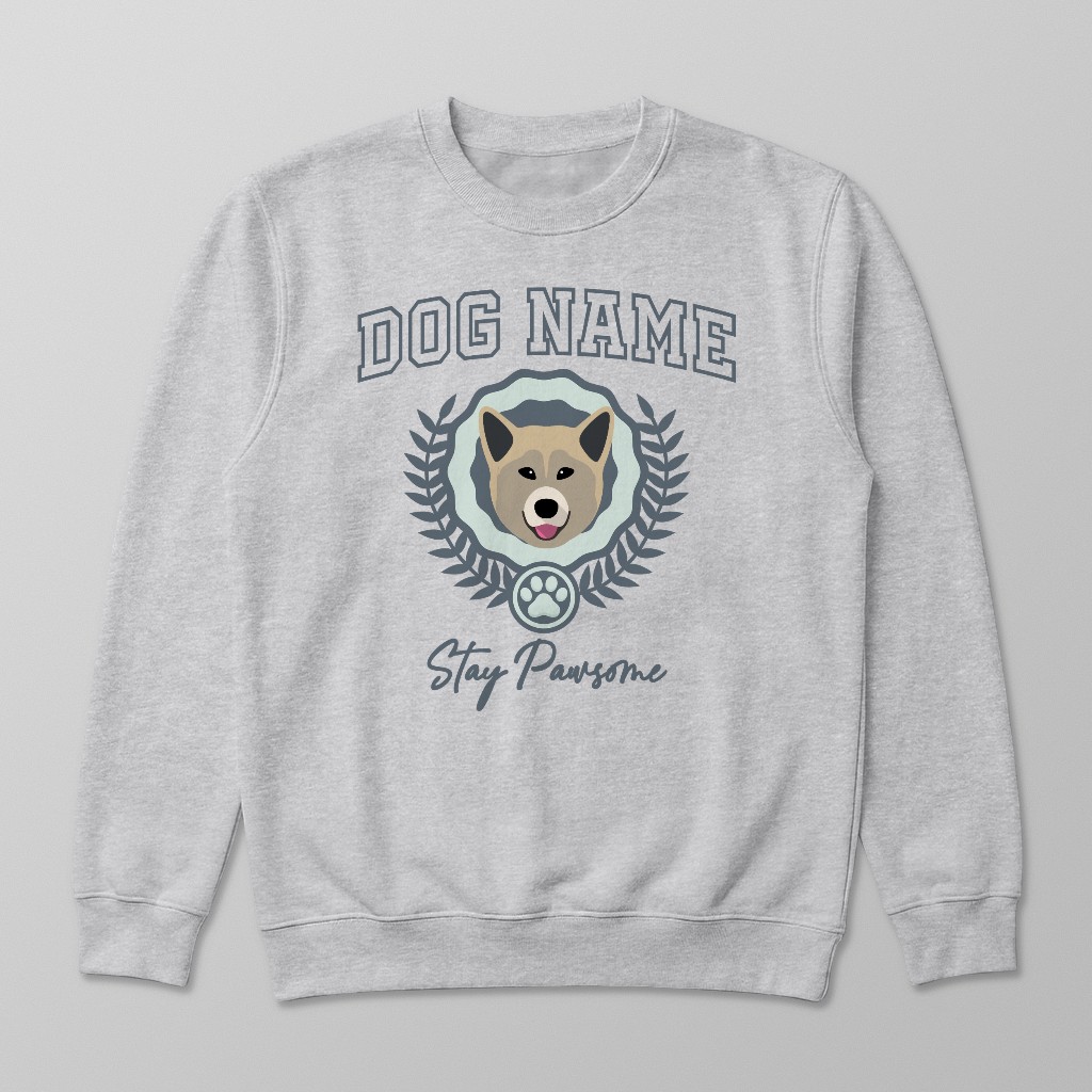Stay Pawsome: Personalized {breedFullName} Sweatshirt