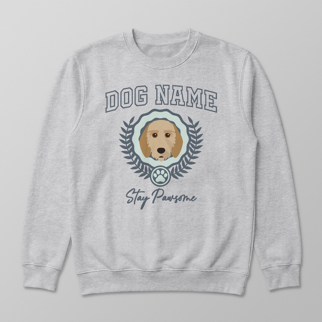 Stay Pawsome: Personalized {breedFullName} Sweatshirt