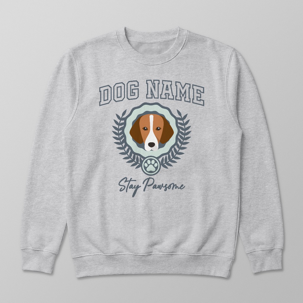 Stay Pawsome: Personalized {breedFullName} Sweatshirt