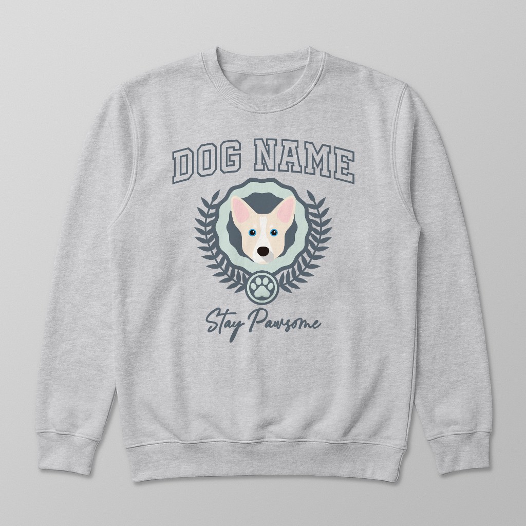 Stay Pawsome: Personalized {breedFullName} Sweatshirt