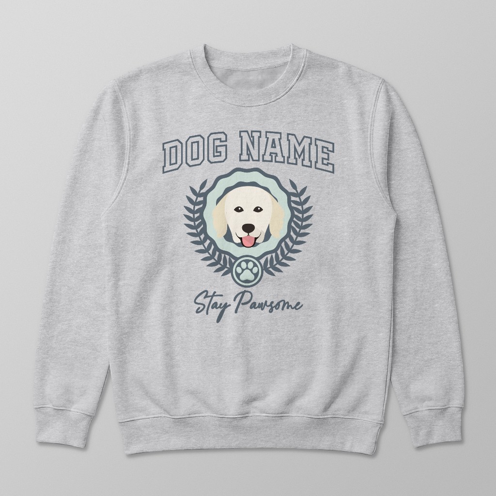 Stay Pawsome: Personalized {breedFullName} Sweatshirt