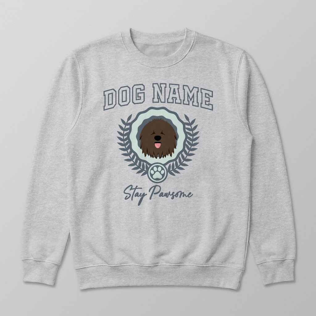 Stay Pawsome: Personalized {breedFullName} Sweatshirt