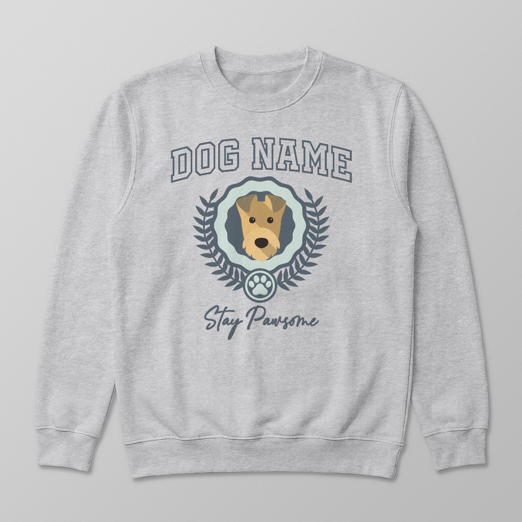Stay Pawsome: Personalized {breedFullName} Sweatshirt
