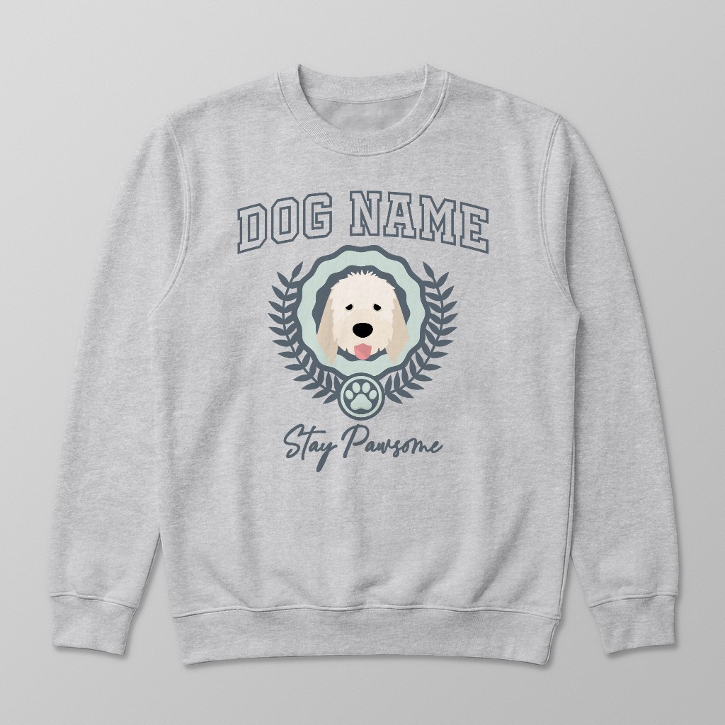 Stay Pawsome: Personalized {breedFullName} Sweatshirt