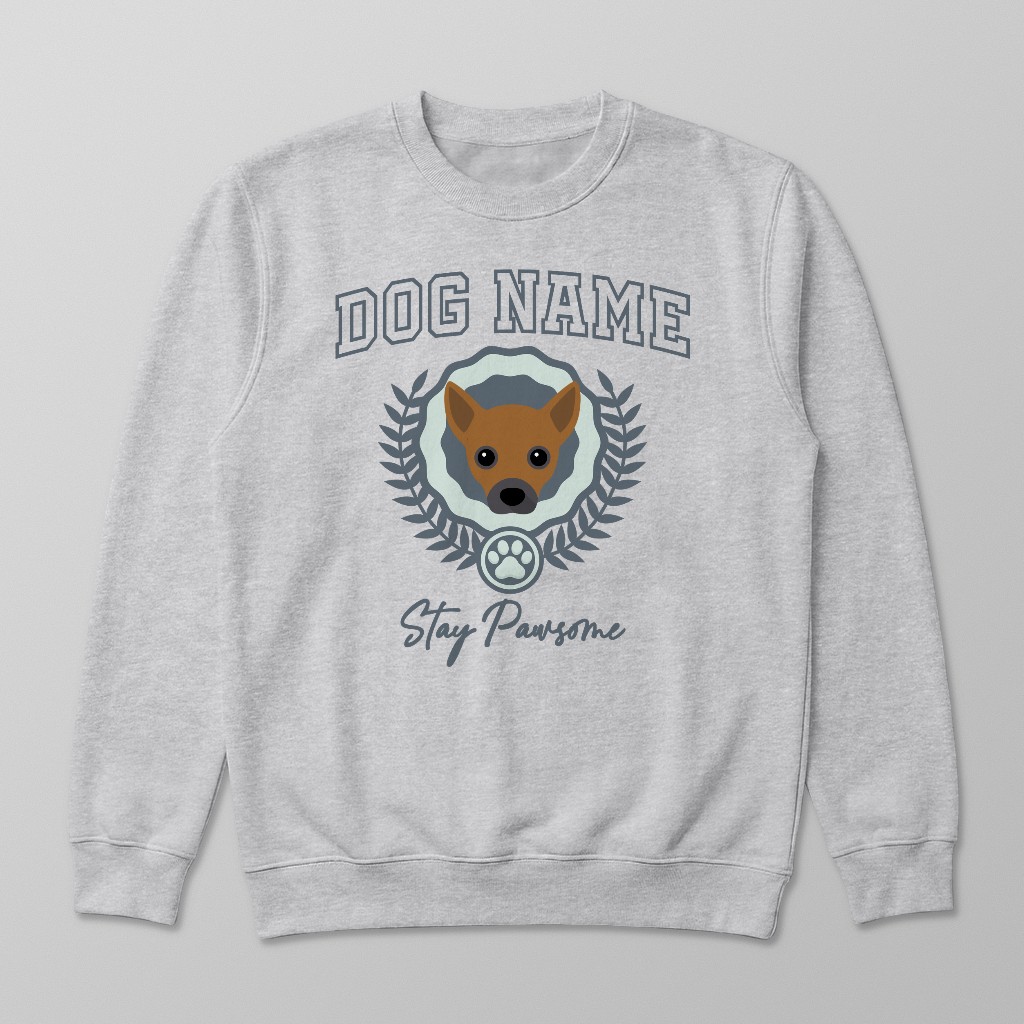 Stay Pawsome: Personalized {breedFullName} Sweatshirt