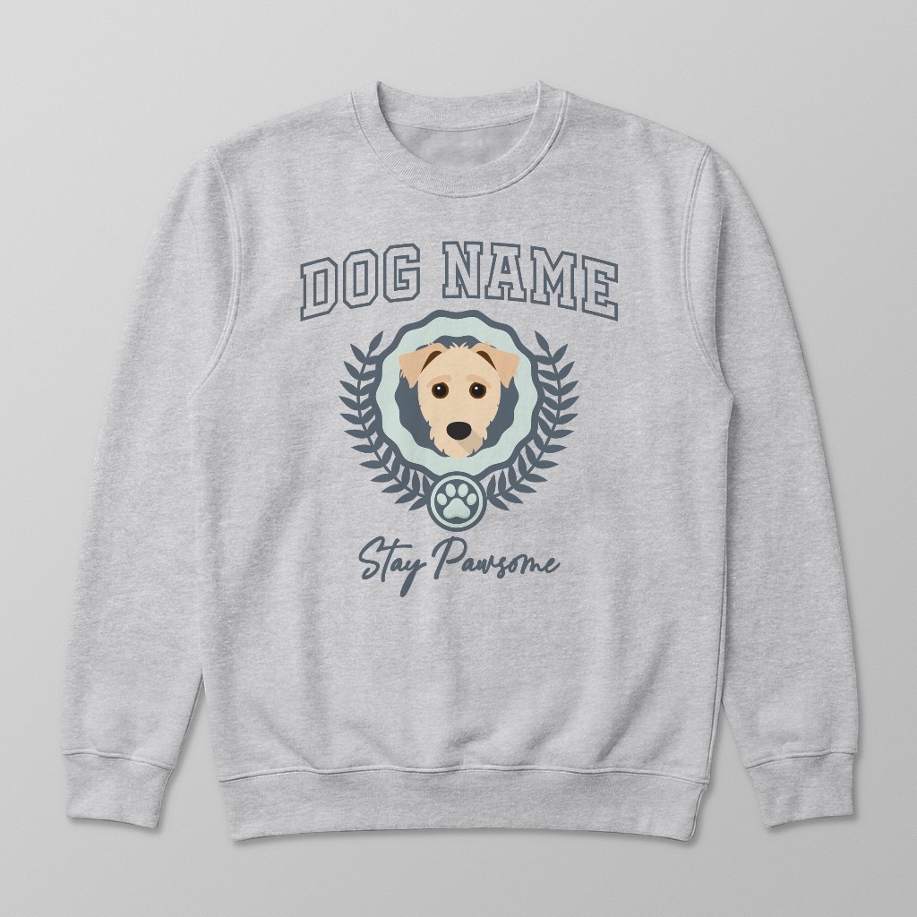 Stay Pawsome: Personalized {breedFullName} Sweatshirt