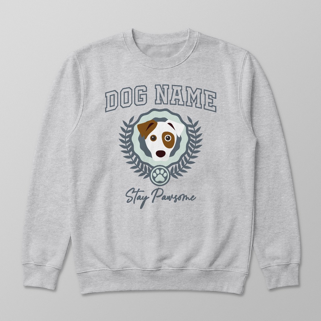 Stay Pawsome: Personalized {breedFullName} Sweatshirt