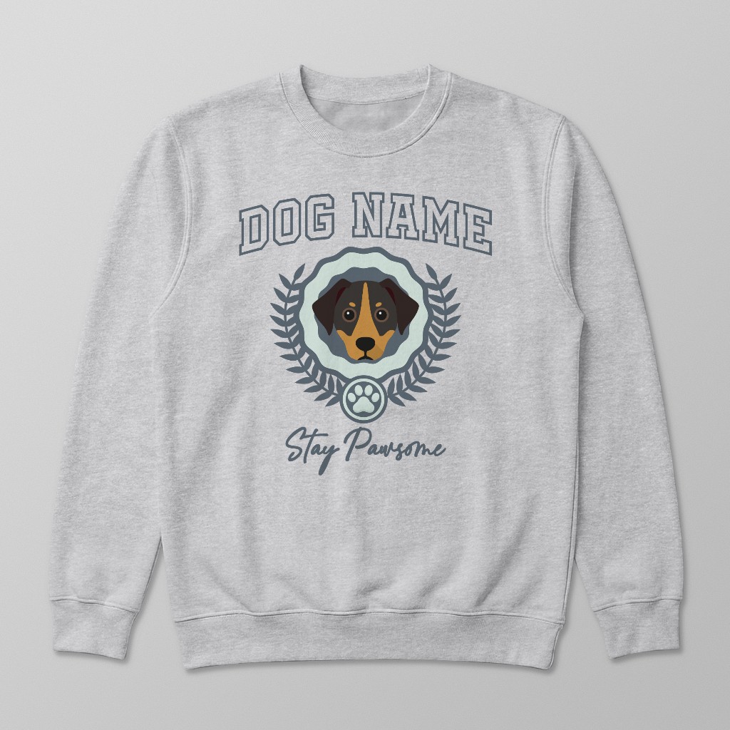 Stay Pawsome: Personalized {breedFullName} Sweatshirt