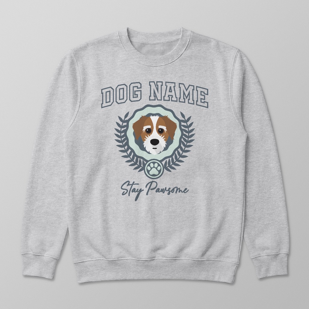 Stay Pawsome: Personalized {breedFullName} Sweatshirt