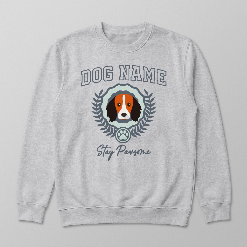 Stay Pawsome: Personalized {breedFullName} Sweatshirt